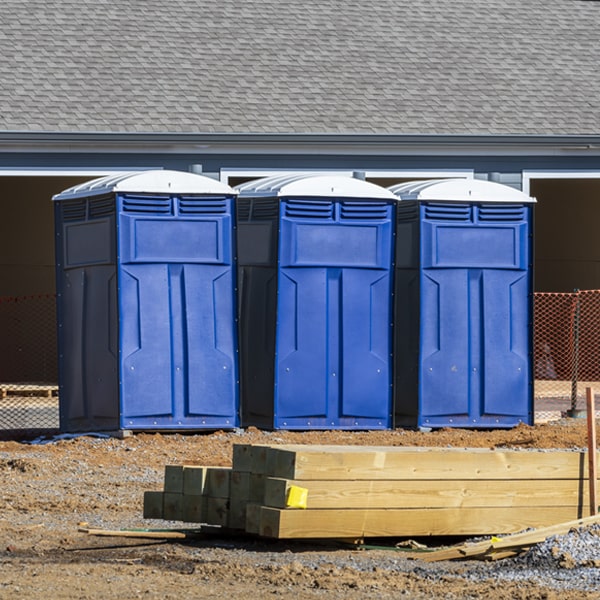 how often are the porta potties cleaned and serviced during a rental period in Pico Rivera